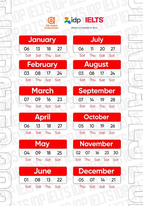 idp ielts exam date